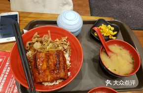 Eel and Beef Donburi