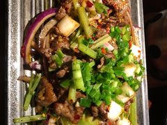 葱椒爆牛肉-绿茶餐厅(蓝色港湾店)