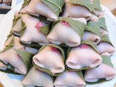 盐渍樱花大福-銀座あけぼの(銀座本店)