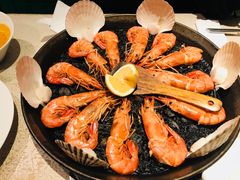 墨鱼汁海鲜饭-Carmen卡门西班牙餐厅