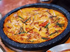 泡菜饼-神仙雪浓汤(明洞店)