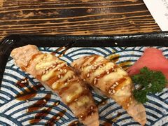 火炙三文鱼手握-小川洋风料理(街道口店)