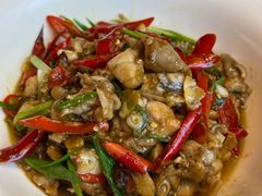 火腿炒牛蛙-辣公子·千岛湖私房菜(滨江店)