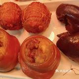 正宗牛肉98/斤，五香板鸭30/斤，猪头肉42/斤