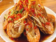 芥末罗氏虾-冶建镜子·中国龙虾王(总店)