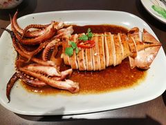 碳烧鱿鱼-大头虾越式风味餐厅(光明广场店)