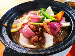 啫啫牛肉煲-奇香楼(五眼桥横街店)