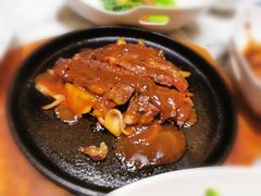 铁板香煎大连黑牛肉-青雅中餐厅(大连金石滩绿发希尔顿度假酒店)