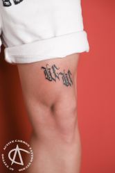 腿部-AC TATTOO 纹身
