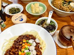虾仁炸酱面-奎元馆.百年奎元.非遗传承(西湖边的解放路店)