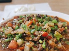 -歹歹的加个面过油肉拌面
