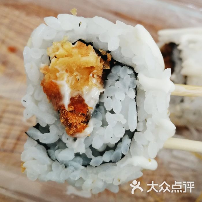 小胡子平价寿司咸蛋肉松反卷图片-北京日本料理-大众点评网