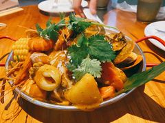 手抓海鲜冬阴功味-仓库南洋海鲜小排档(柳河路店)