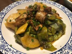 排骨压锅油豆角-小土豆北方菜馆(文慧园店)