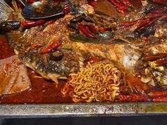 -探鱼·鲜青椒爽麻烤鱼(中天广场店)