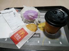 大脆鸡扒麦满分+薯饼+豆浆-麦当劳(东方时代广场分店)