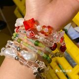 杭州新开自由DIY古着店首家泰国超火串珠别针🧷背心