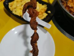 -老红桥炸灌肠牛肚锅烧烤(定福庄店)