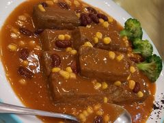 养生五谷黑豆腐-庭苑美食中心·陈皮烧鹅·海鲜(台山店)