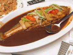 家烧黄鱼年糕-莫干山郡安里度假酒店-桃尖中餐厅