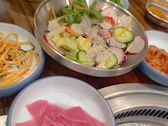 -明洞阿姨·韩式酱蟹烤肉·创意料理(三元桥店)