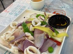 白灼鱿鱼-桥东喜碧海鲜街(水东街店)