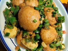 青椒炒擂鸡蛋-吃香喝辣·地道衡东菜(南岳大庙店)