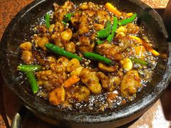 酱爆石锅蛙-绿茶餐厅(华联万柳店)