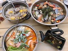 皇后无水火锅-派派茶客(金杏花园店)