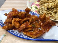 锅包肉加番茄酱-夕阳红小吃(中街大悦城店)