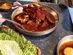 -草家酱蟹炭火烤肉店(珲春南路二店)
