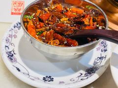 现炸辣椒油-京门老爆三·铜锅涮肉 爆肚(望京店)