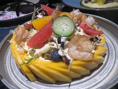 芒果大虾沙拉-第101座花园餐厅(湖滨88店)