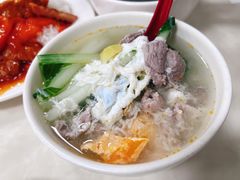 咸蛋瘦肉毛瓜汤-好好滋味茶餐厅
