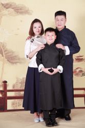 -时光纪亲子全家福照相馆(静安店母女写真父母纪念照)