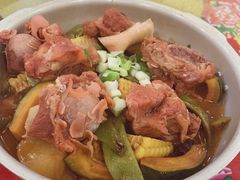 排骨炖豆角-闯关东东北农家菜(崂山石老人店)
