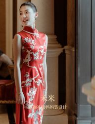 -禾米旗袍妈妈装礼服定制(嘉业国贸店)