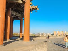 -城墙带状公园-大同古城墙广场停车场