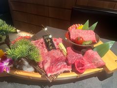 高级神户牛肉的船盛-东京烧肉 平城苑(银座５丁目店)