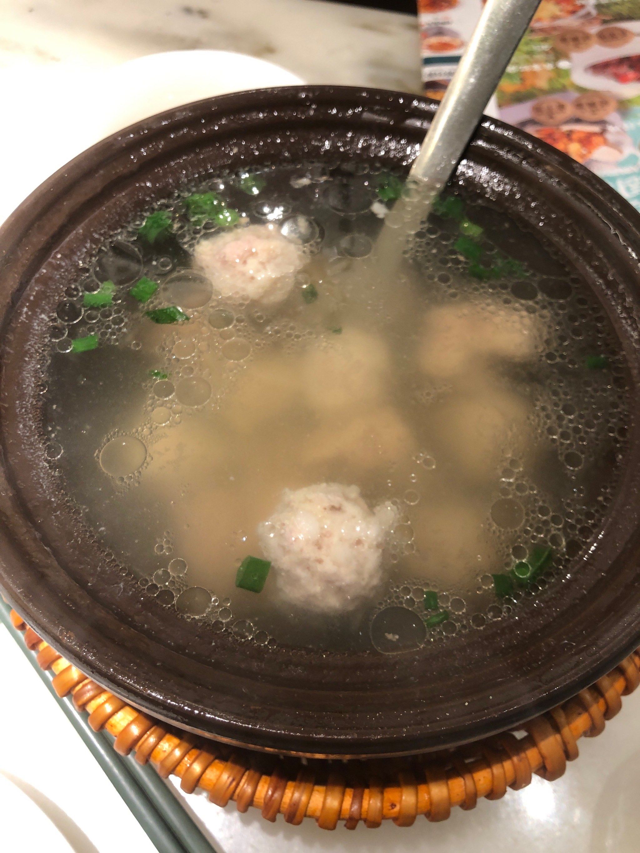 这锅排骨肉丸汤真的是太美好了!