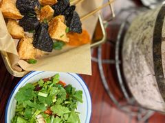 香烤墨鱼饼-沙胆彪炭炉牛杂煲(成都玉林店)