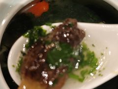 荠菜羊肚菌煨活鲍鱼-杭州西湖柳莺里酒店·闻莺厅