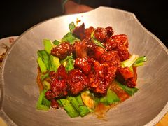 蒜香蜜汁排骨-绿茶餐厅(同成街华联店)