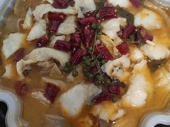 骨汤无刺酸菜鱼配米饭-探鱼·鲜青椒爽麻烤鱼(领展购物广场店)