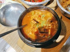 海鲜嫩豆腐汤-姜虎东白丁烤肉(苏州中心店)