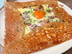 鸡蛋蘑菇熏肉荞麦可丽饼-RAC BAR(安福路店)