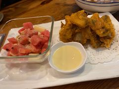 脆皮香蕉水果沙拉-石榴院子(西施故里店)