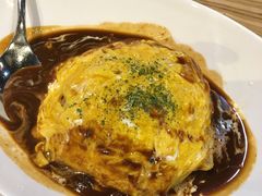 日式肉汁芝士蛋包饭-Ufufu cafe(天神巷店)