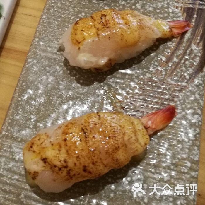 手岛寿司火炙玻璃虾图片-北京日本料理-大众点评网