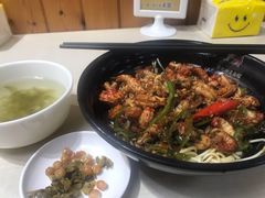 小龙虾拌面-常熟炒浇面馆(五福街总店)